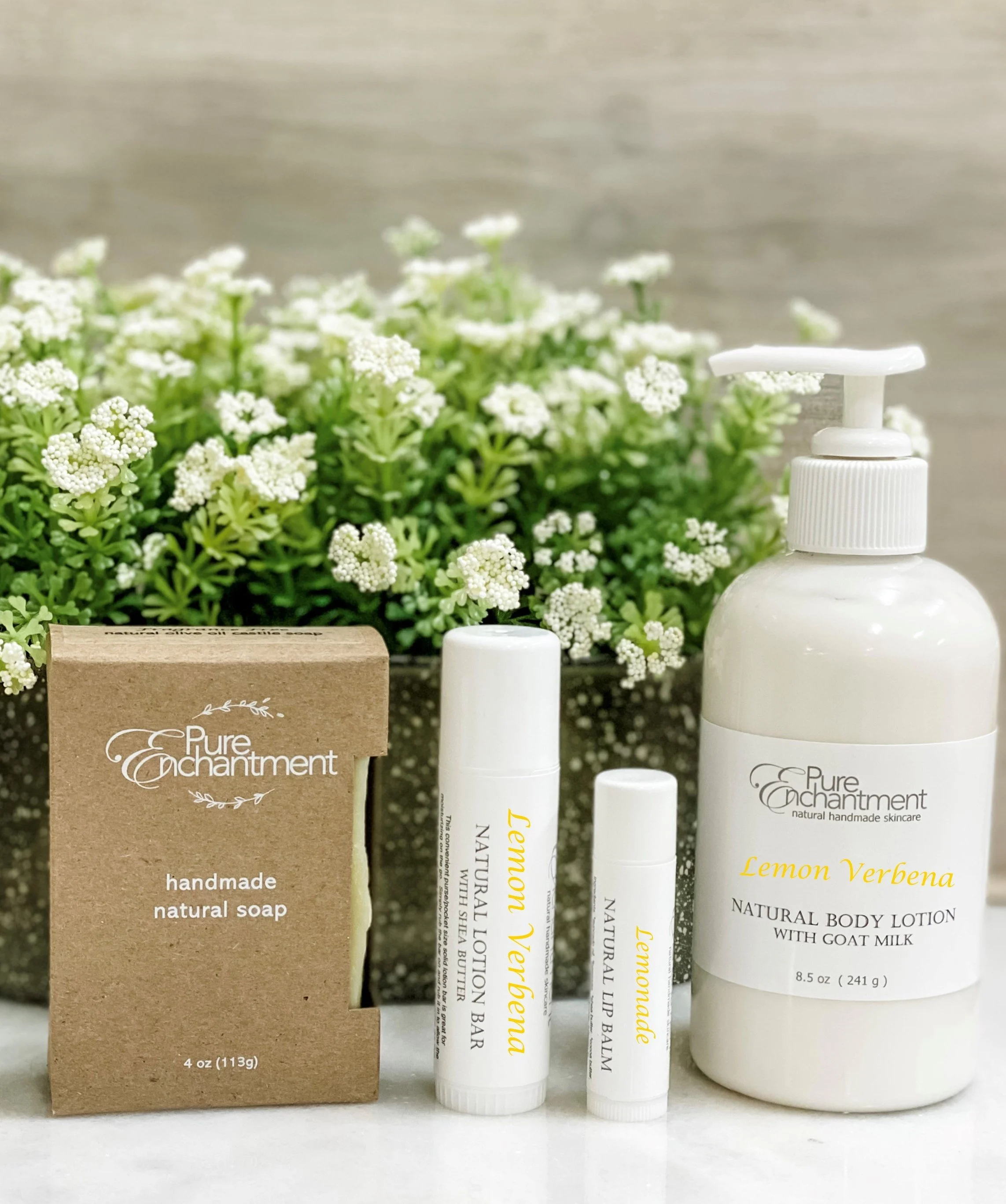 Lemon Verbena Pump Gift Set — Pure Enchantment